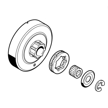 STIHL Kædedrev Sæt 3/8" 7T til MS 362, MS 400