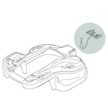 Husqvarna Ladeledning til ladeplade