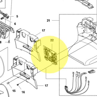 HUSQVARNA Printkort til Ladestation 320/330X/420/430X/440/450X/435X