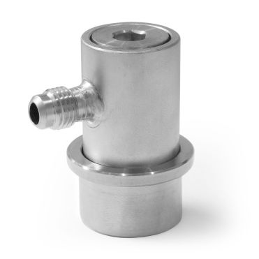 Kobling i rustfrit stål - Ball-Lock "Udgang" m/gevind