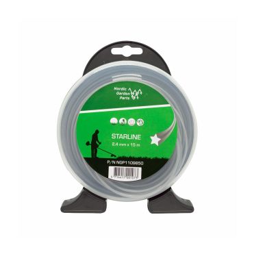 NGP Stjerneformet trimmersnøre (1,6 mm x 15 m)