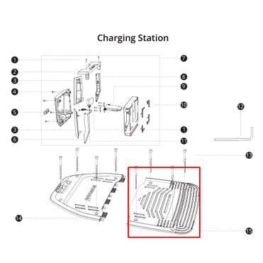 Segway Navimow Baseplade Bag CGS - passer på x-serie
