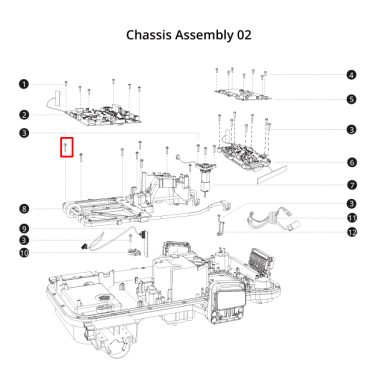 Segway Navimow PT Skrue K40H16 - passer på x-serie