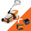 STIHL RMA 248 T Plæneklipper - Med batteri og lader